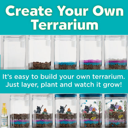 Creativity for Kids Grow N’ Glow Terrarium – Child Craft Activity for Boys and Girls