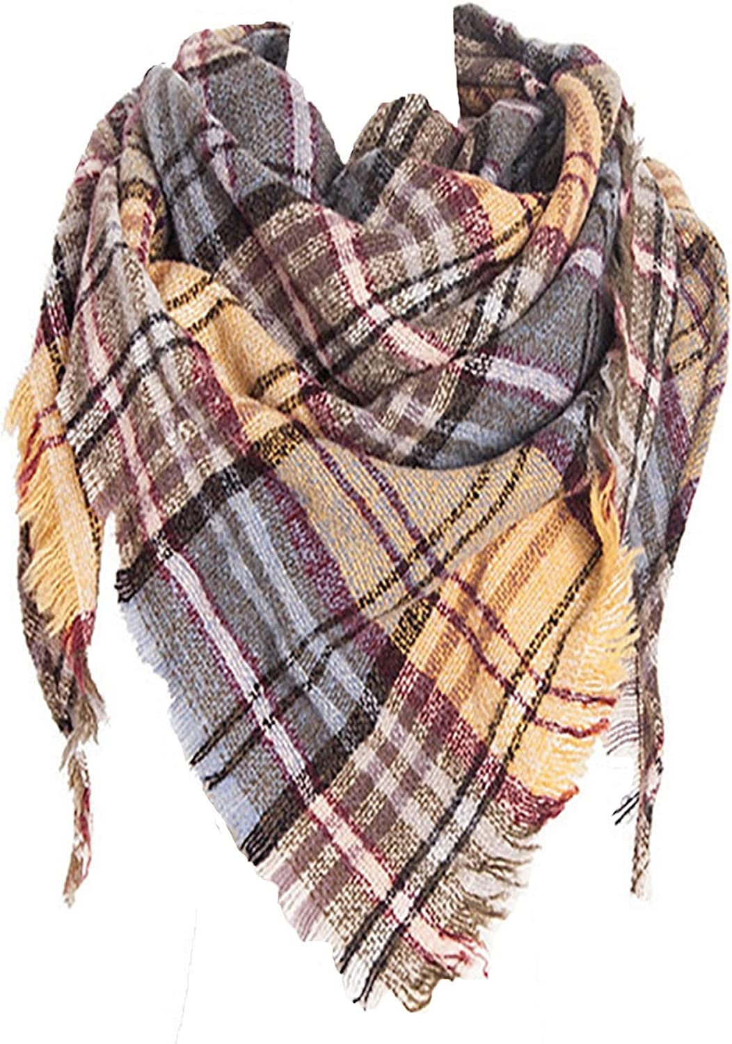 Women's Warm Triangle Scarf Shawl