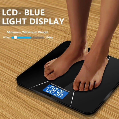  180KG Digital Electronic LCD Body Weight Smart Bathroom Scale 396Lb