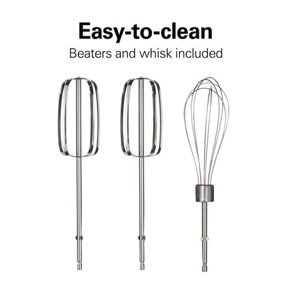 6 Speed Hand Mixer, Quick Burst with Storage Case