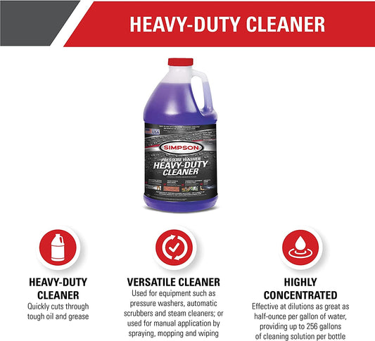 SIMPSON Cleaning 88282 Heavy Duty Cleaner, 1 Gallon