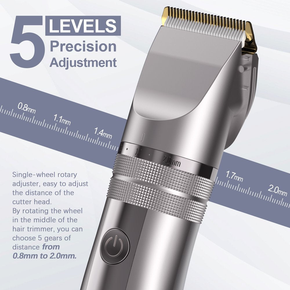 Hair Clippers for Men, Cordless Barber Grooming Set Professional Hair Cutting Kit,Rechargeable Home Haircut
