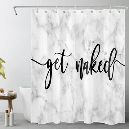  Get Naked Shower Curtain 