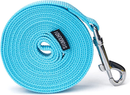Strong Durable Nylon Dog Training Leash, Traction Rope, 10 Feet Long, 1 Inch Wide, for Small and Medium Dog 