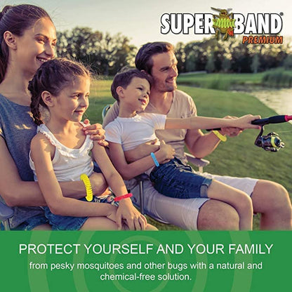 Superband Premium Insect Repellent Bracelet: Assorted Colors (10)