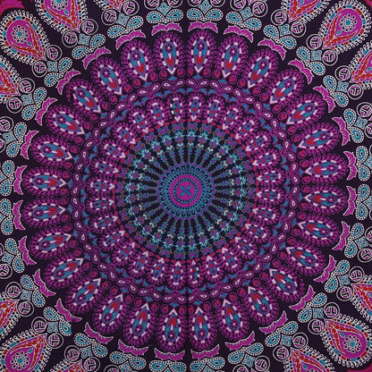 Colorful Cotton Bohemian Mandala Tapestry