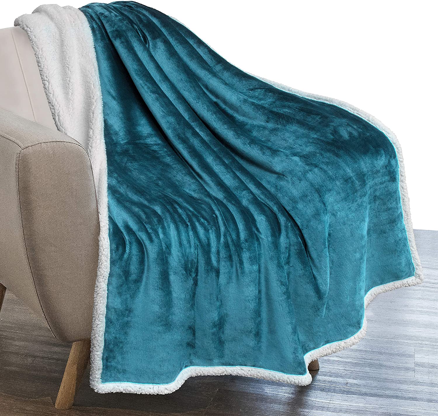 Twin Plush Sherpa Blanket