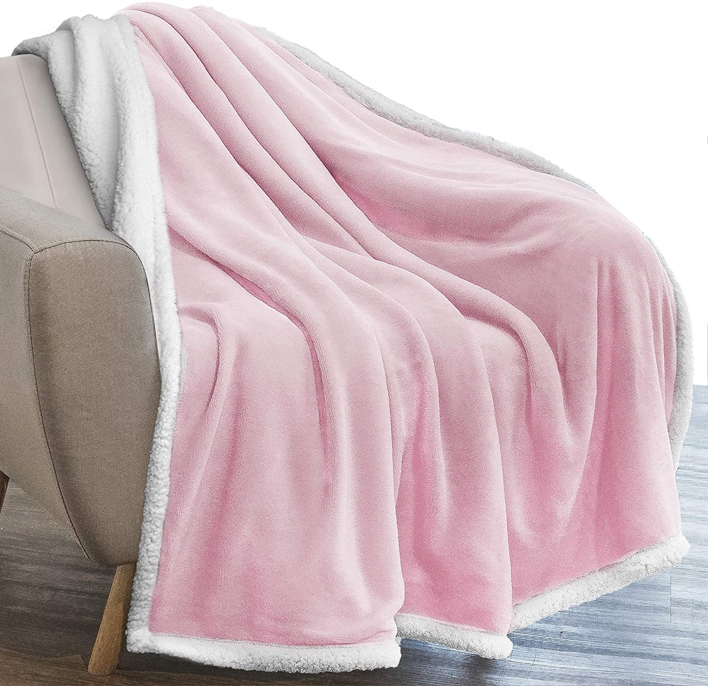 Twin Plush Sherpa Blanket