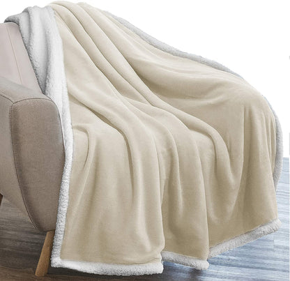 Twin Plush Sherpa Blanket