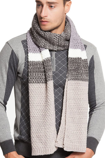 Women Men Winter Thick Cable Knit Wrap Chunky Warm Scarf