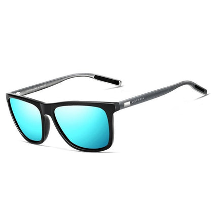 Unisex Retro Aluminum + TR90 Sunglasses with Polarized Lenses