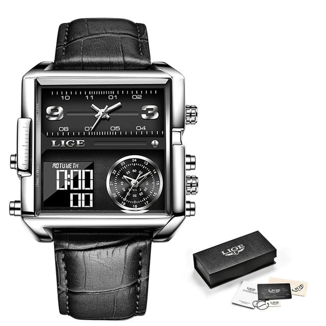 Men's Quartz Waterproof Digital Sports Watch