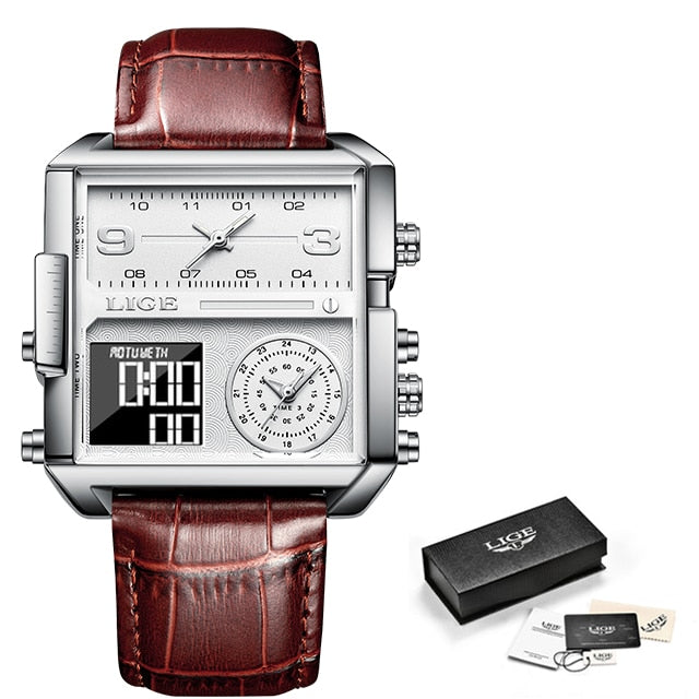 Men's Quartz Waterproof Digital Sports Watch