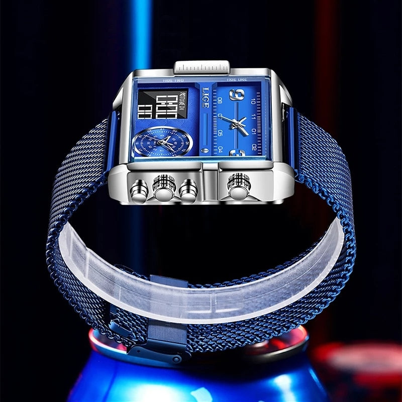 Men's Quartz Waterproof Digital Sports Watch