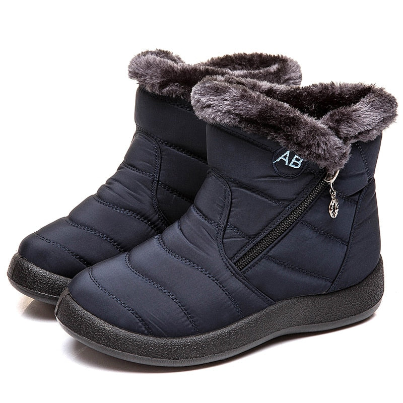 Waterproof Lightweight Ankle Snow Boots