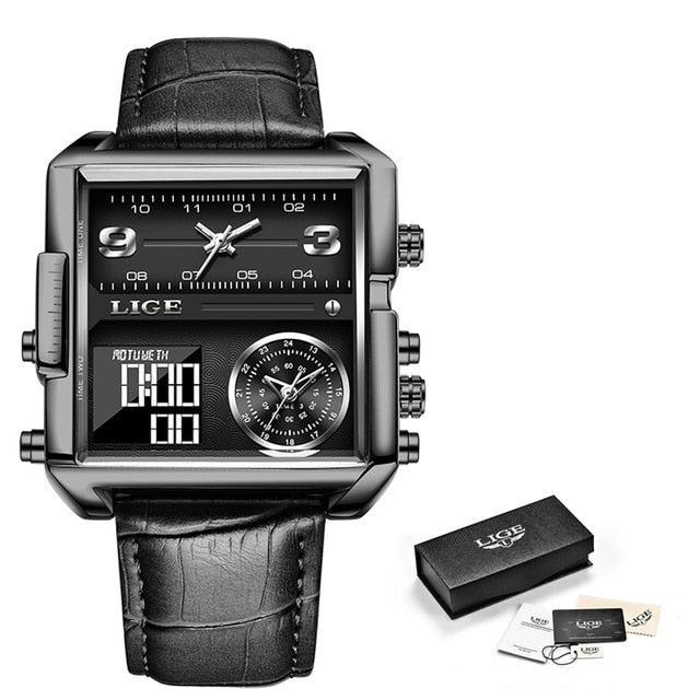 Men's Quartz Waterproof Digital Sports Watch