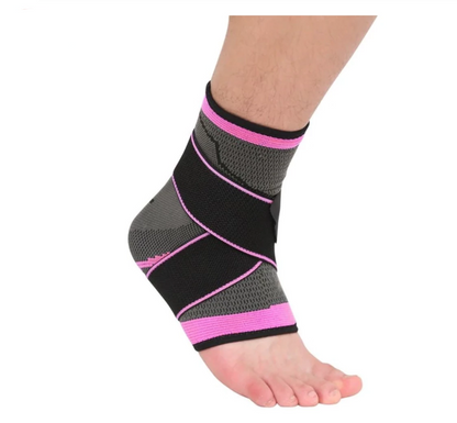 Elastic Adjustable Nylon Ankle Support Strap Brace