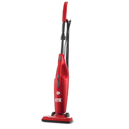 Dirt Devil Simpli-Stik Stick Vacuum – Lightweight Corded Use – Bagless Design – Red Finish