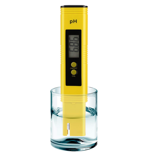 PH Meter for Water Hydroponics Digital PH Tester Pen 0.01 High Accuracy Pocket Size with 0-14 PH Measurement Range for Household Drinking, Pool and Aquarium