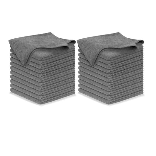 24-Pack Microfiber Cleaning Cloths – Ultra Absorbent Streak Free Towels for Car and Home Use