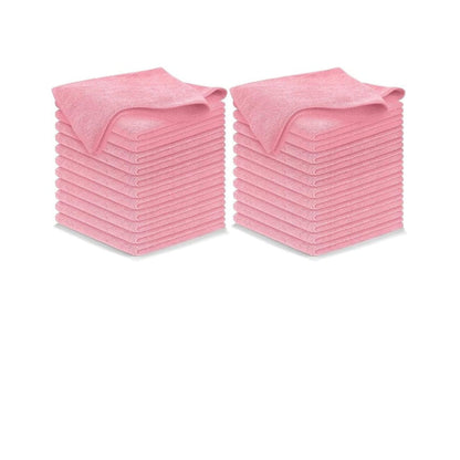 24-Pack Microfiber Cleaning Cloths – Ultra Absorbent Streak Free Towels for Car and Home Use