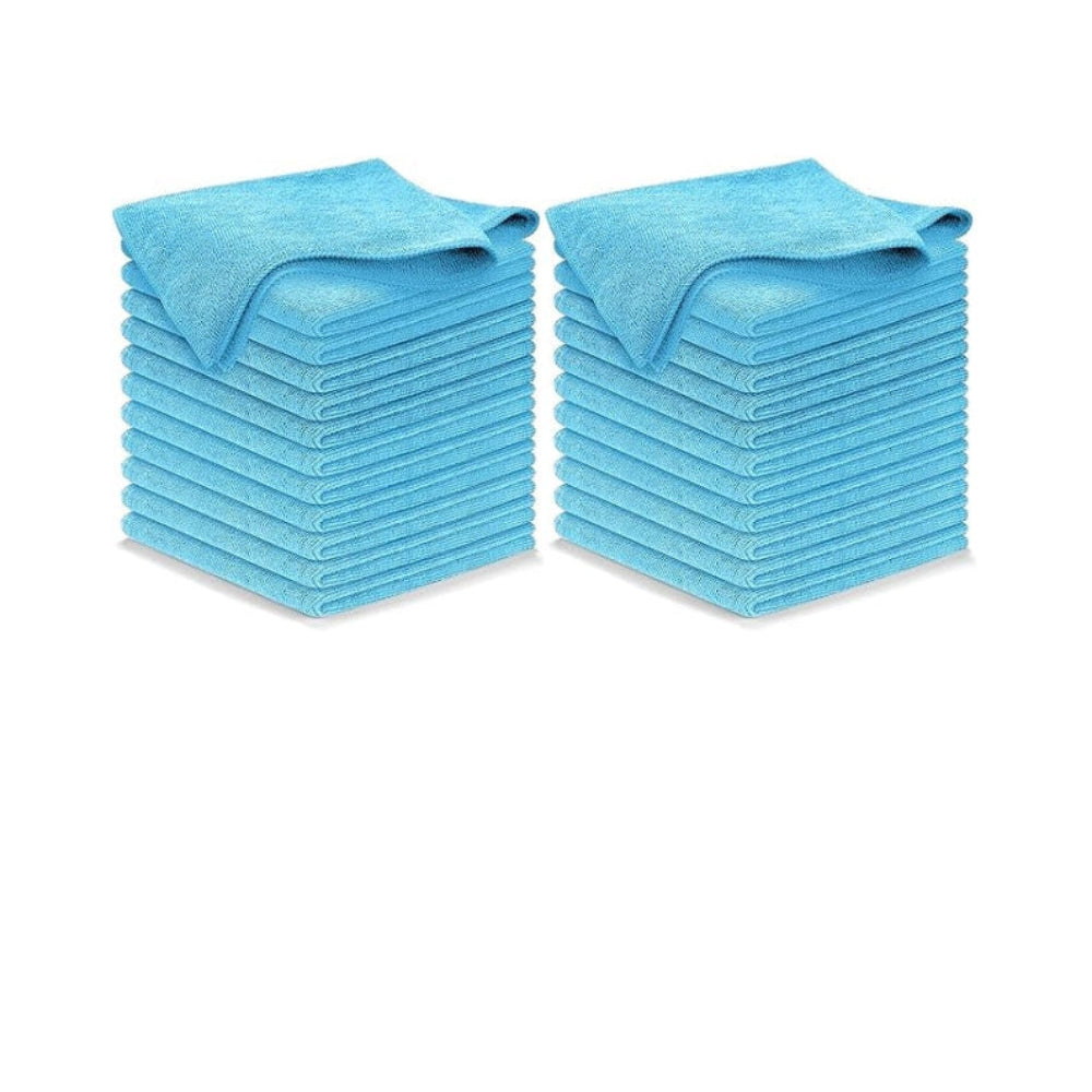 24-Pack Microfiber Cleaning Cloths – Ultra Absorbent Streak Free Towels for Car and Home Use