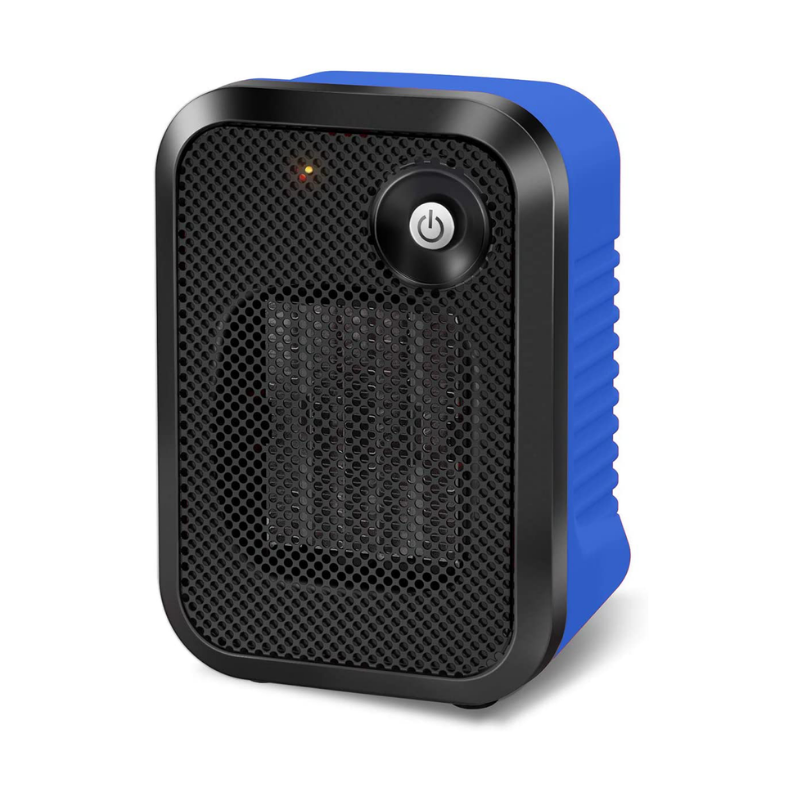 500W Corded Electric Ceramic Personal Heater With Fan And Safety Power Switch