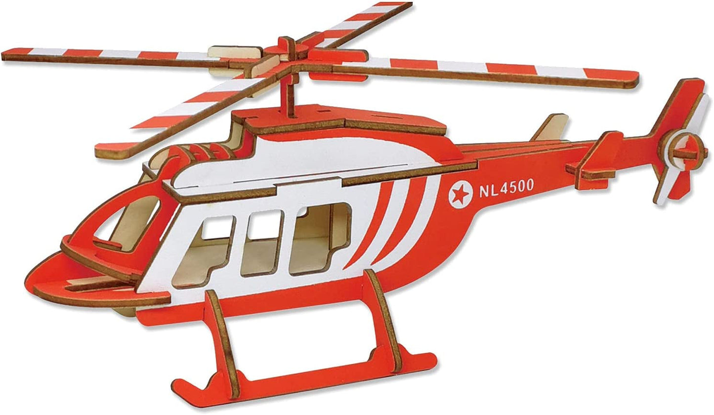  3D Wooden Puzzle Model Fighter Jet