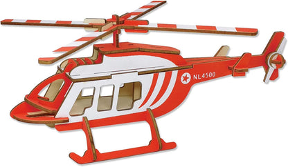  3D Wooden Puzzle Model Fighter Jet