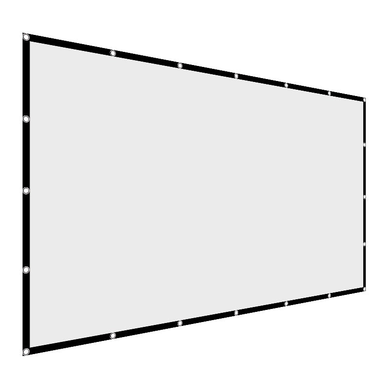 Foldable 120 Inch 4K Movie Projecting Screen 16:9 HD Portable Anti-Crease Indoor Outdoor