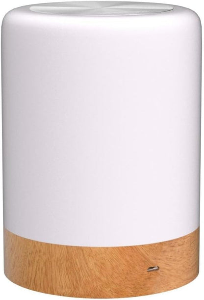 Rechargeable Dimmable Night Light Touch Lamp with Warm White Light & Color Changing RGB