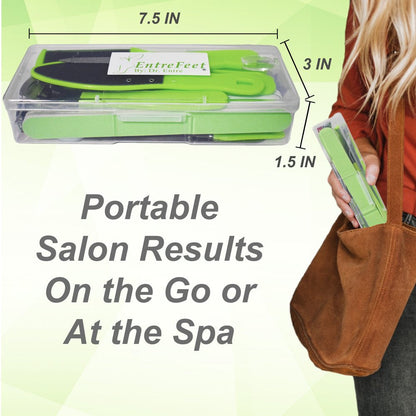  32-Piece Professional Pedicure Kit: 32 Pedicure Tools Supplies Set, Callus Remover with Foot File, Nail File Buffer, Feet Scrubber Dead Skin Remover, Foot Care Kit, Manicure Kit