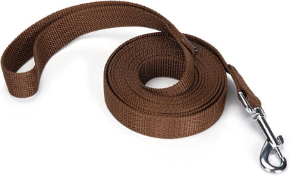 Strong Durable Nylon Dog Training Leash, Traction Rope, 10 Feet Long, 1 Inch Wide, for Small and Medium Dog 