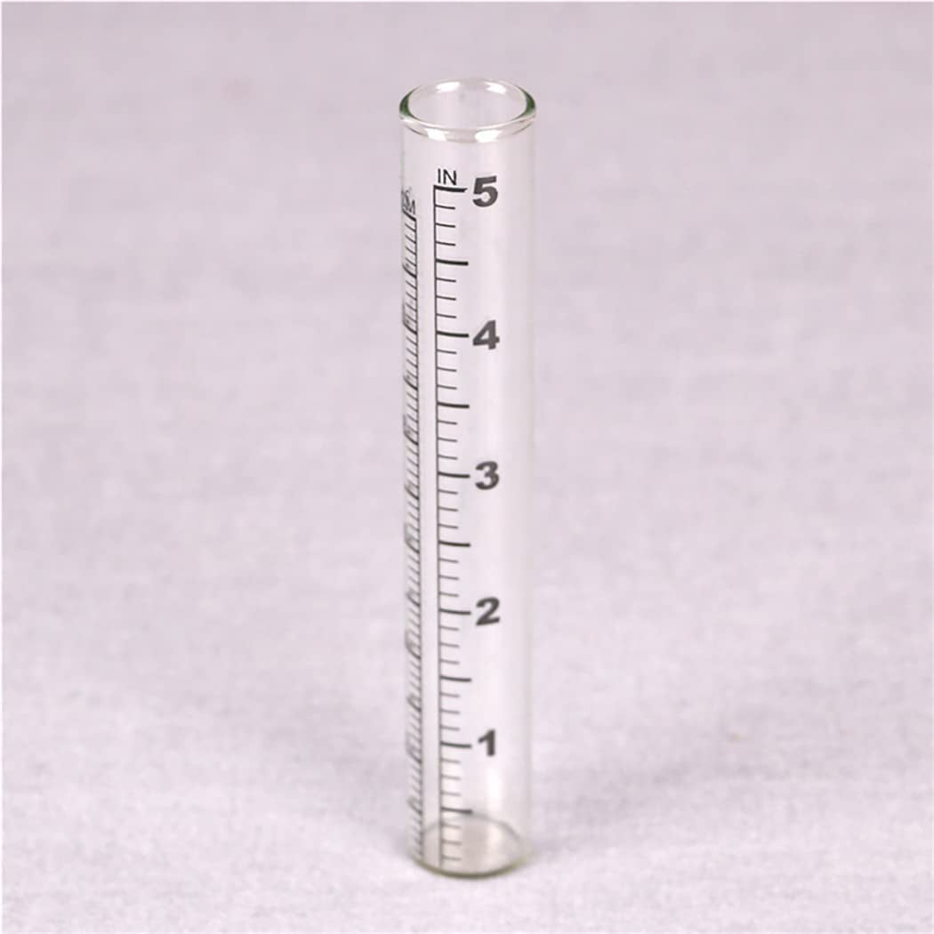  5" Rain Gauge Replacement Tube Glass for Outdoor Garden Yard Home, Best Rated 2 Pcs