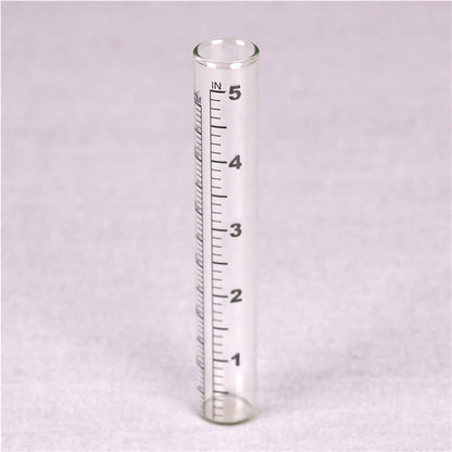  5" Rain Gauge Replacement Tube Glass for Outdoor Garden Yard Home, Best Rated 2 Pcs