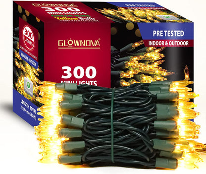  Patriotic String Lights, 100 Count 19.6 FT July 4th Mini White Wire Fairy Lights, 120V UL Certified Connectable Incandescent Independence Day
