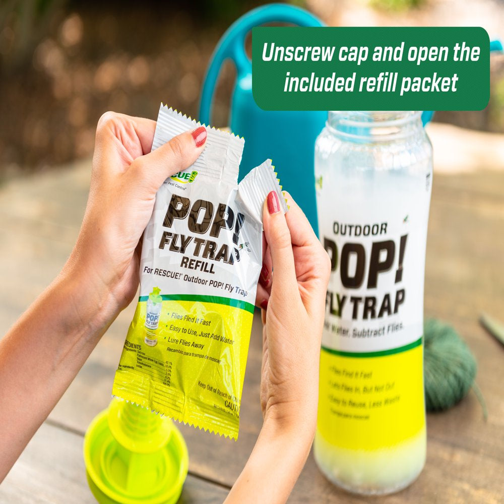  Reusable Outdoor Fly Trap, 1 Pack