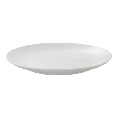 12-Pieces White Stoneware Dinnerware Set