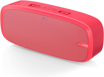 Wireless Portable Bluetooth Speaker with Loud Stereo Sound, Rich Bass, 12-Hour Playtime & Built-in Mic