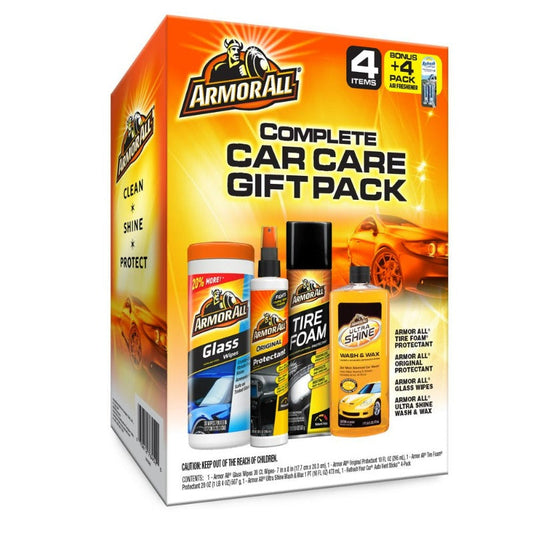 4 Piece Armor All Complete Car Care Kit 