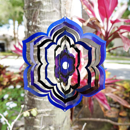  Kinetic Wind Spinner for Yard and Garden Wind Spinner Outdoor Metal Large Hanging Plantary Decor 3D Garden Art Wind Sculpture Spinners Kinetic Art Garden Decorations