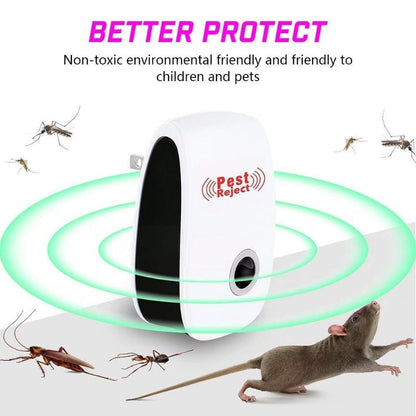 6-Pack Electronic & Ultrasound, Indoor Plug-In Repellent, Anti Mice, Insects, Bugs, Ants, Mosquitos, Rats, Roaches, Rodents