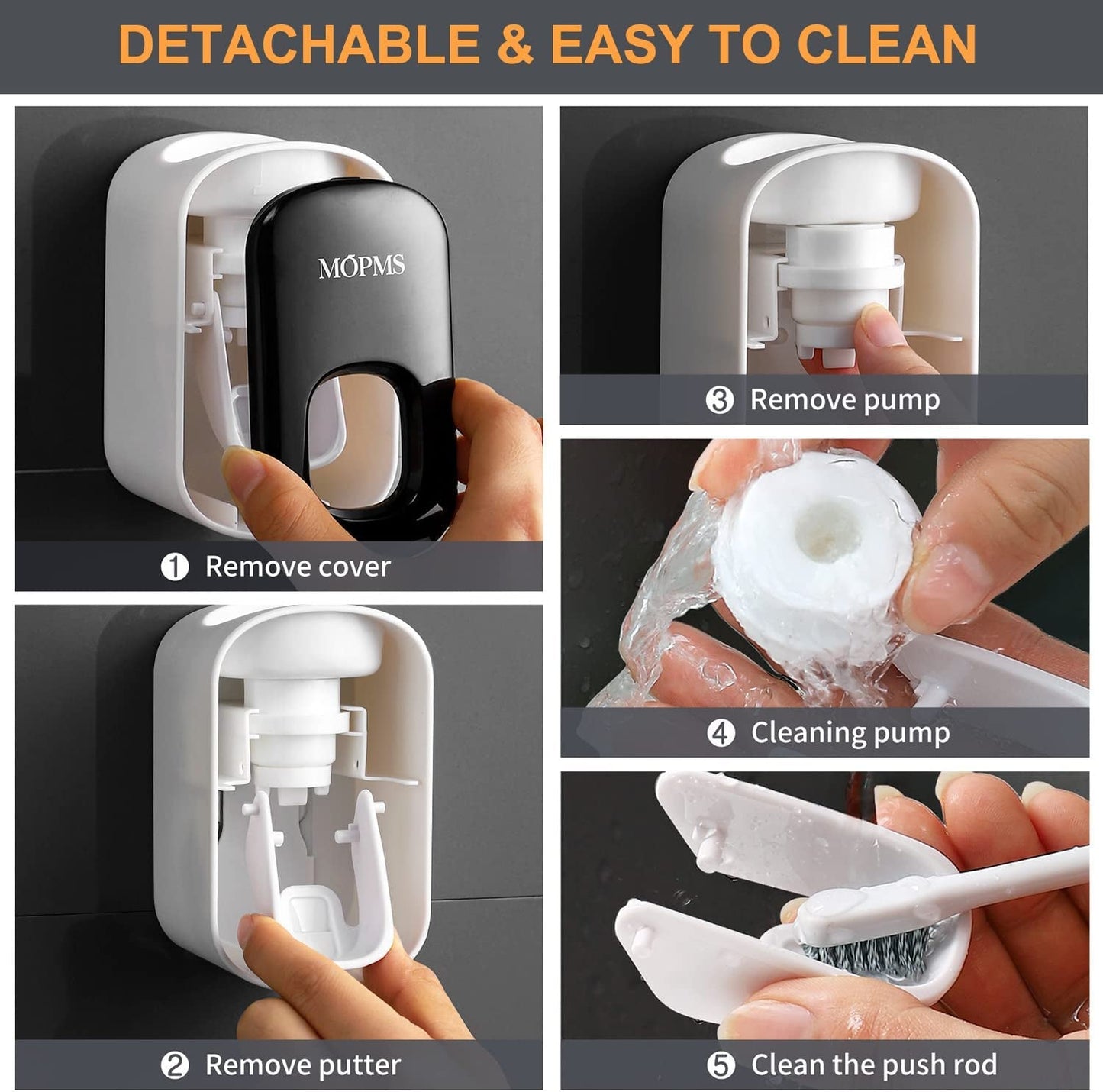  Toothpaste Dispenser Wall Mounted