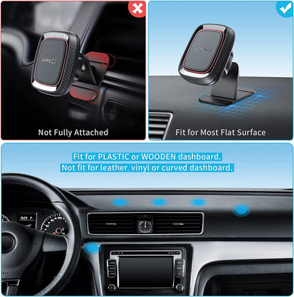 [2 Pack] Magnetic Phone Holder for Car