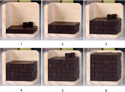 Wooden Brain Teaser Puzzle - Jigsaw Logic Puzzle