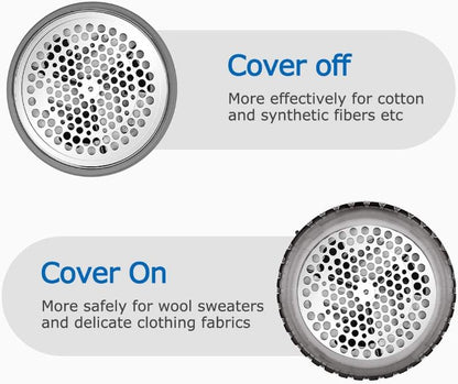 Fabric Shaver and Lint Remove with 2-Speeds and 2 Replaceable Stainless Steel Blades