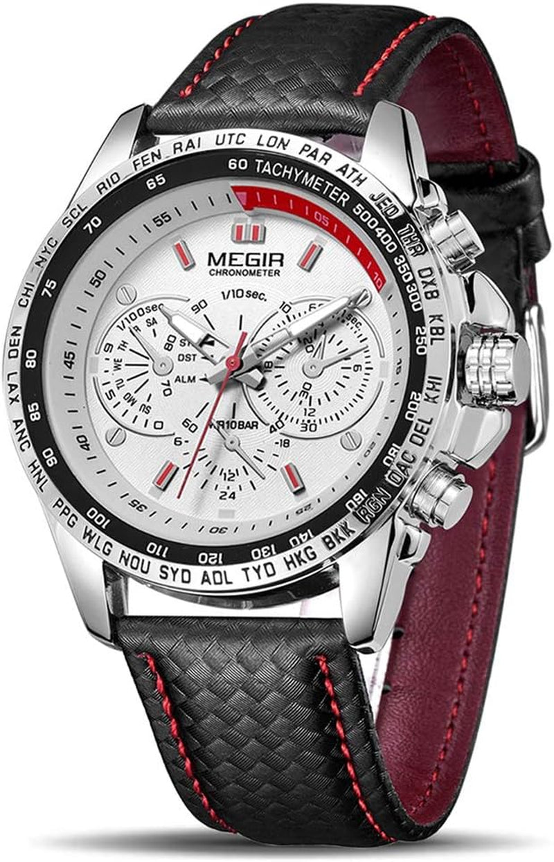 Men's Analog Luminous Quartz Watch with Calendar