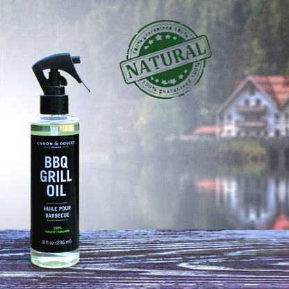  BBQ Grill Cleaner Oil | 100% Plant-Based & Vegan | Best for Cleaning Barbeque Grills & Grates | Use with Wooden Scrapers, Brushes, Accessories & Tools