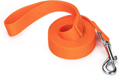 Strong Durable Nylon Dog Training Leash, Traction Rope, 10 Feet Long, 1 Inch Wide, for Small and Medium Dog 