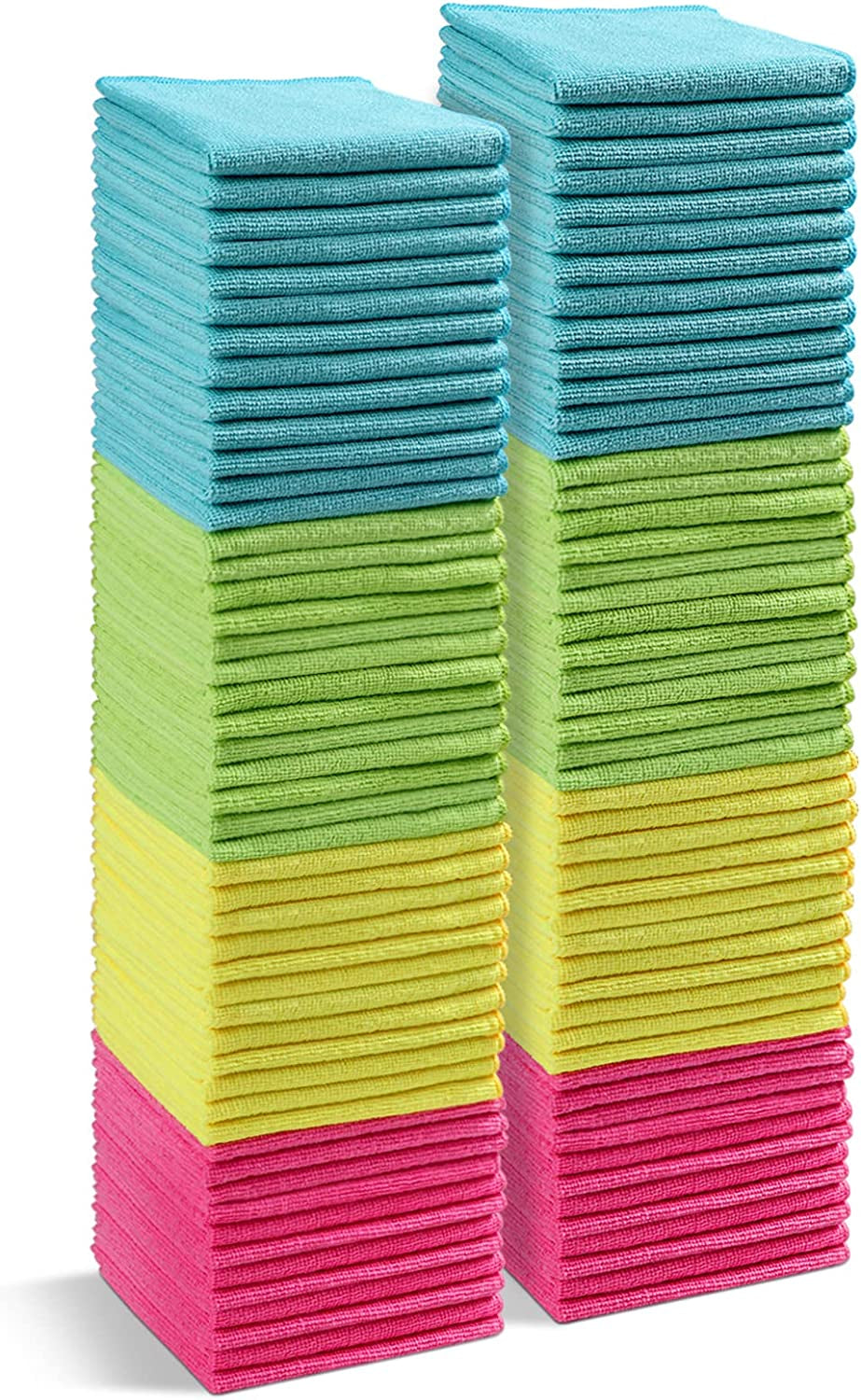 12 Pack Microfiber Cleaning Cloths,11.5"X11.5"